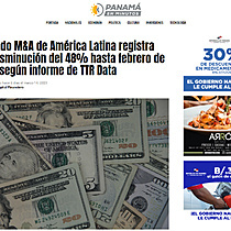 Mercado M&A de Amrica Latina registra una disminucin del 48% hasta febrero de 2023, segn informe de TTR Data